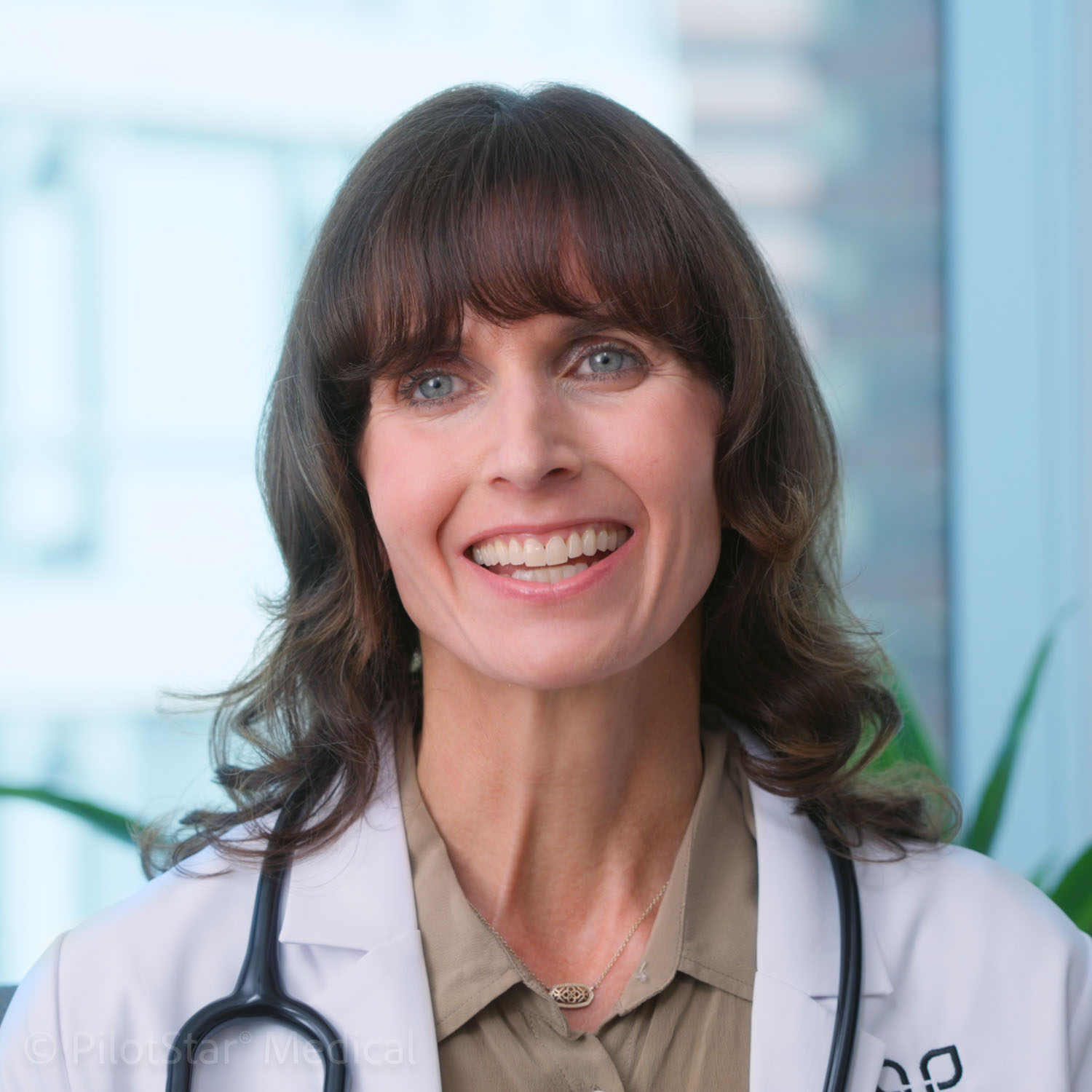 Doctor during a filmed interview
