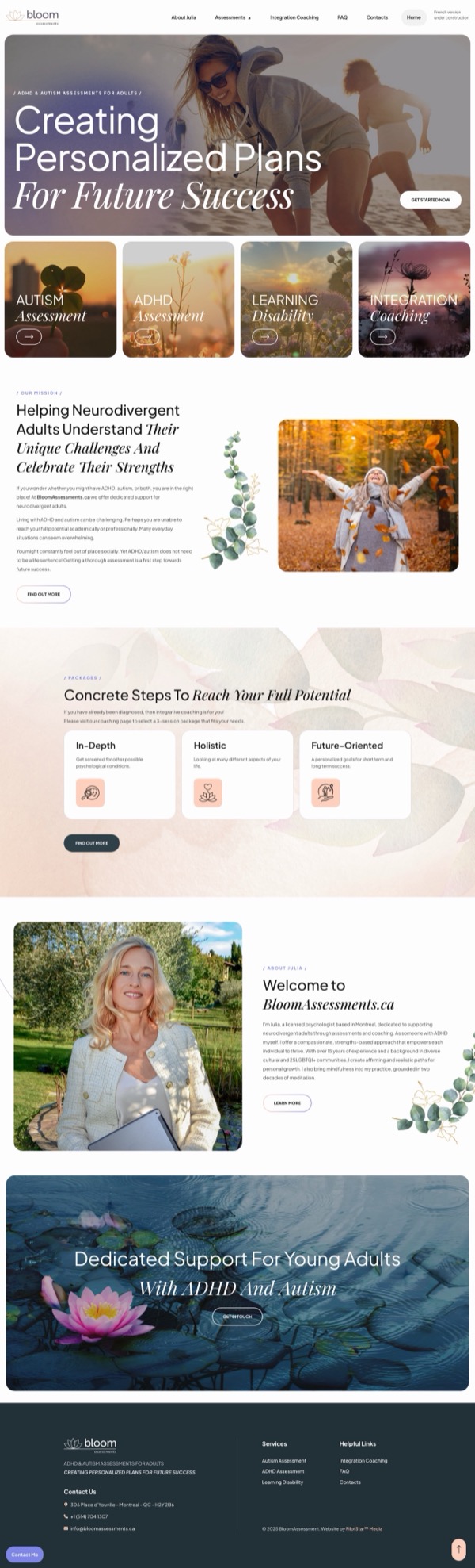 Bloom Assessments website