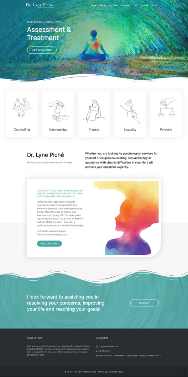 Dr. Lyne Piche website