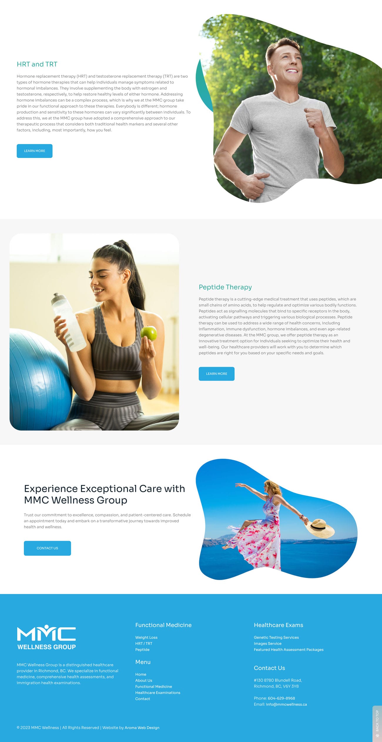 MMC Wellness Clinic website — screen 3