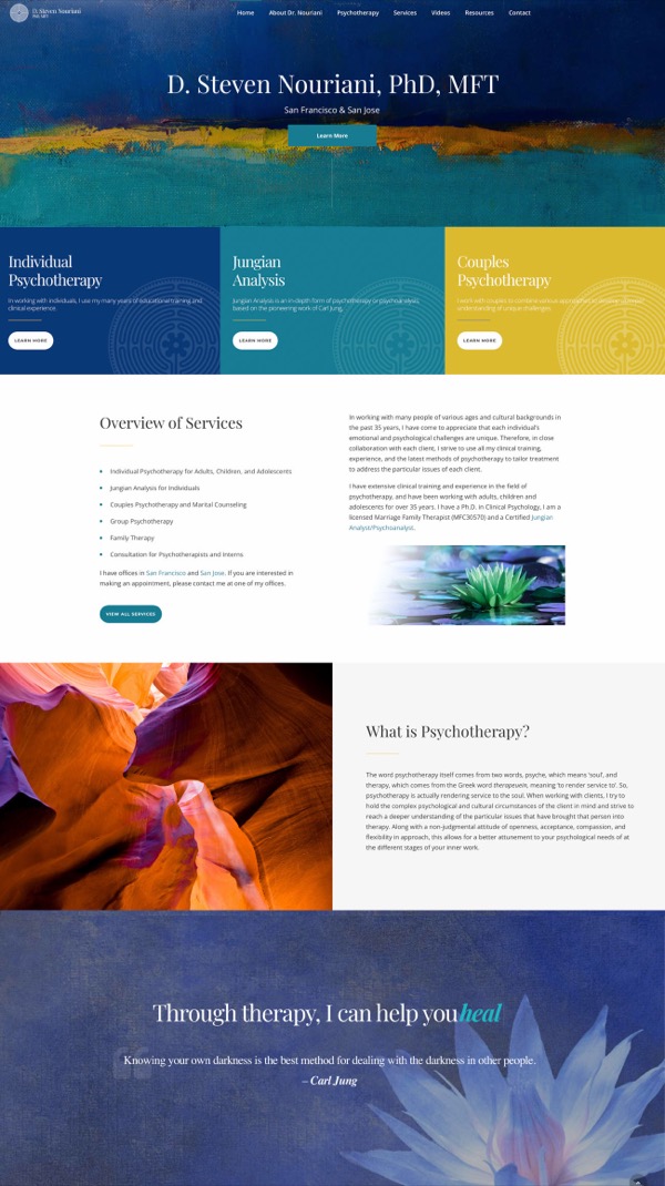 Psychologist Website website
